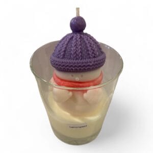 Cozy Snowman Candle