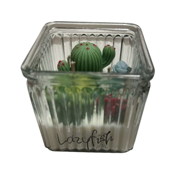 Succulent Garden Candle