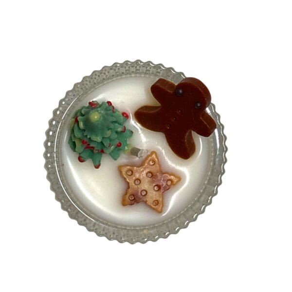 Gingerbread Forest Tealight Candle - Image 3