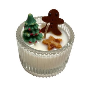 Gingerbread Forest Tealight Candle