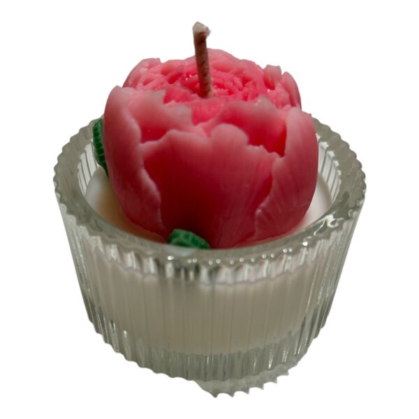 Double Tulip Tealight Candle - Image 2
