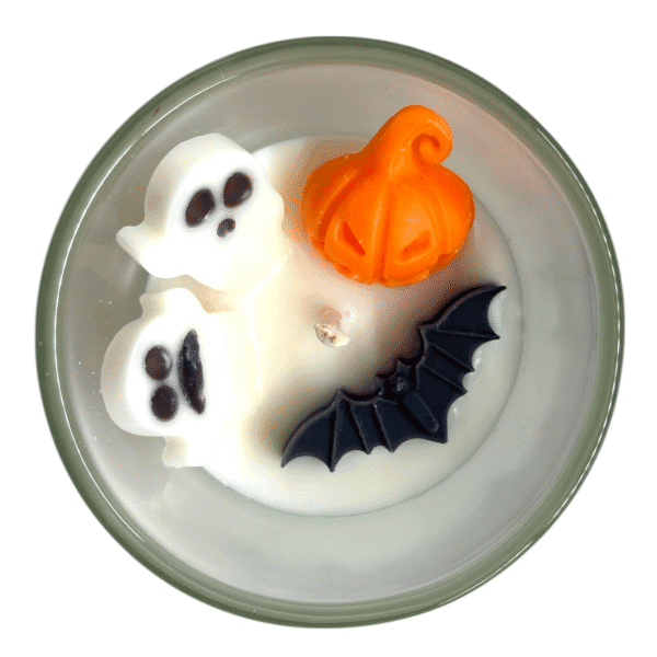 Halloween Candle in Glass (S)