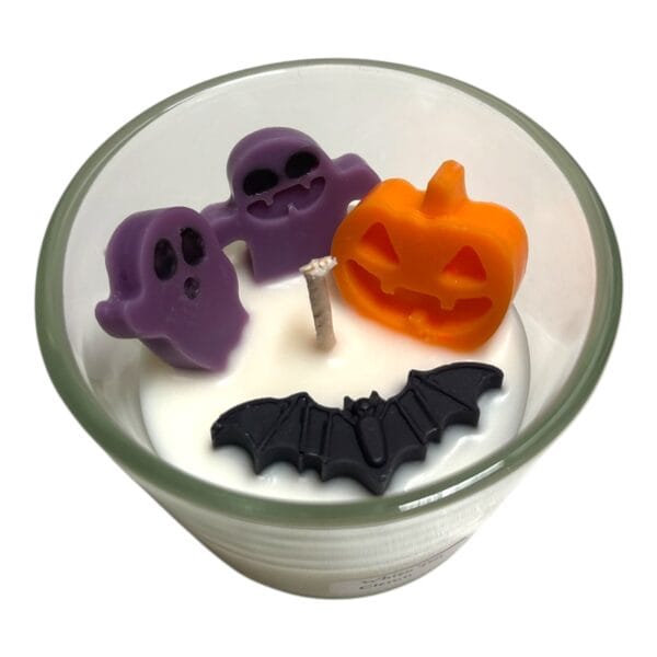 Halloween Candle in Glass (S) (Purple)