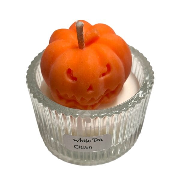 Pumpkin Tealight Candle