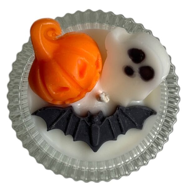 Halloween Pumpkin with Hat Candle - Image 2
