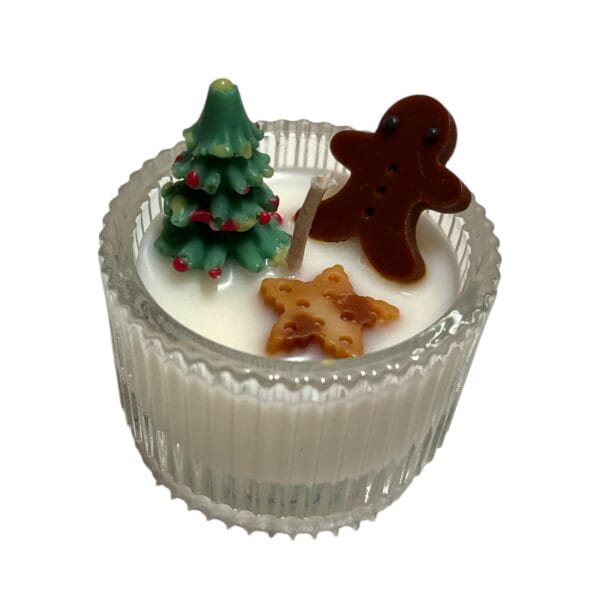 Gingerbread Forest Tealight Candle - Image 4