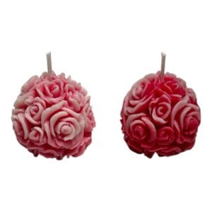 Rose Ball Candle (6)